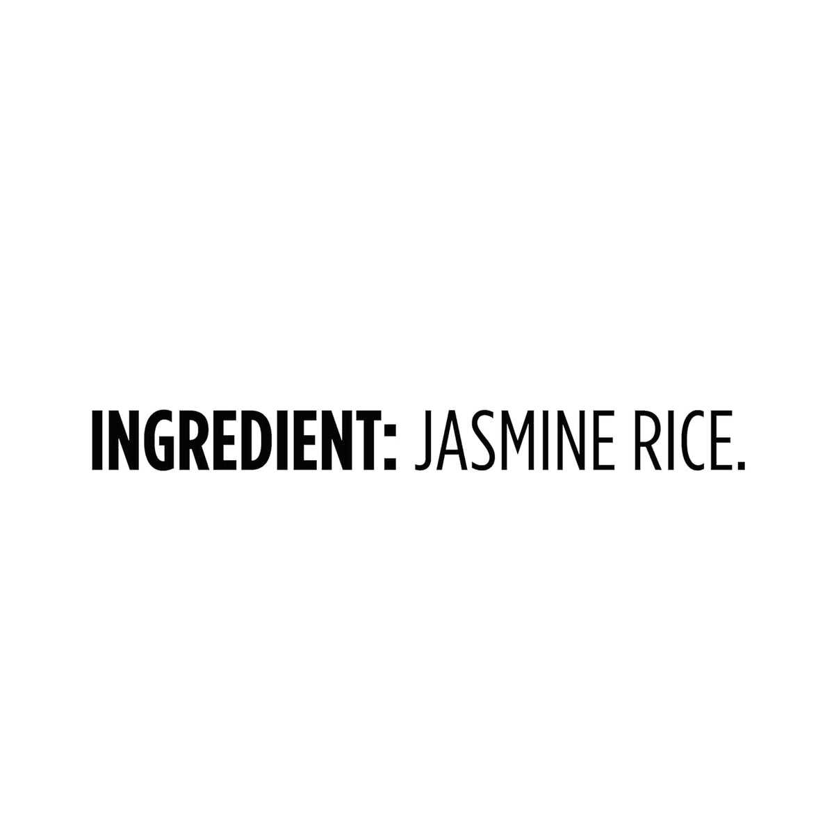 Cholesterol free low fat jasmine rice bag