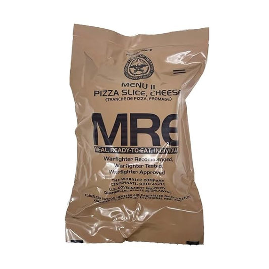 Generic military MRE single meal, Cheese Pizza Slice variety