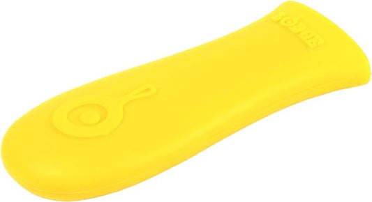 Yellow Lodge silicone hot handle holder for cast iron skillet