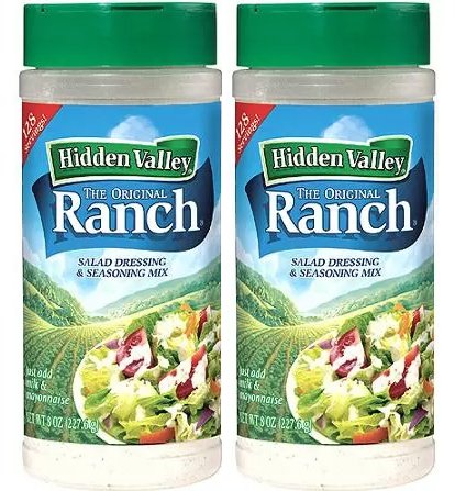 Hidden Valley Homestyle Ranch Seasoning and Salad Dressing Powder Mix, (20 Oz)