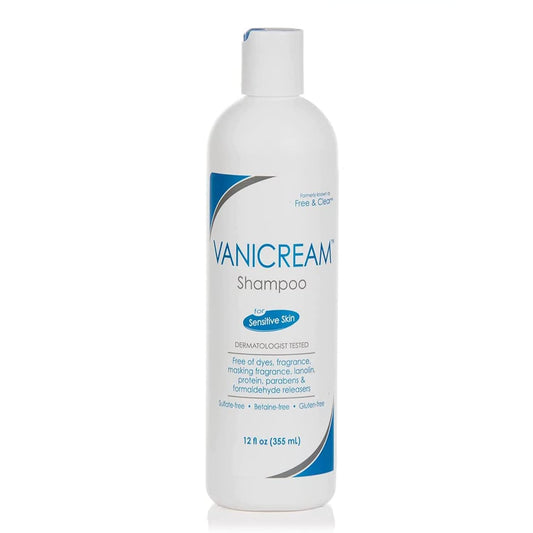 Vanicream gentle shampoo bottle for sensitive scalp care