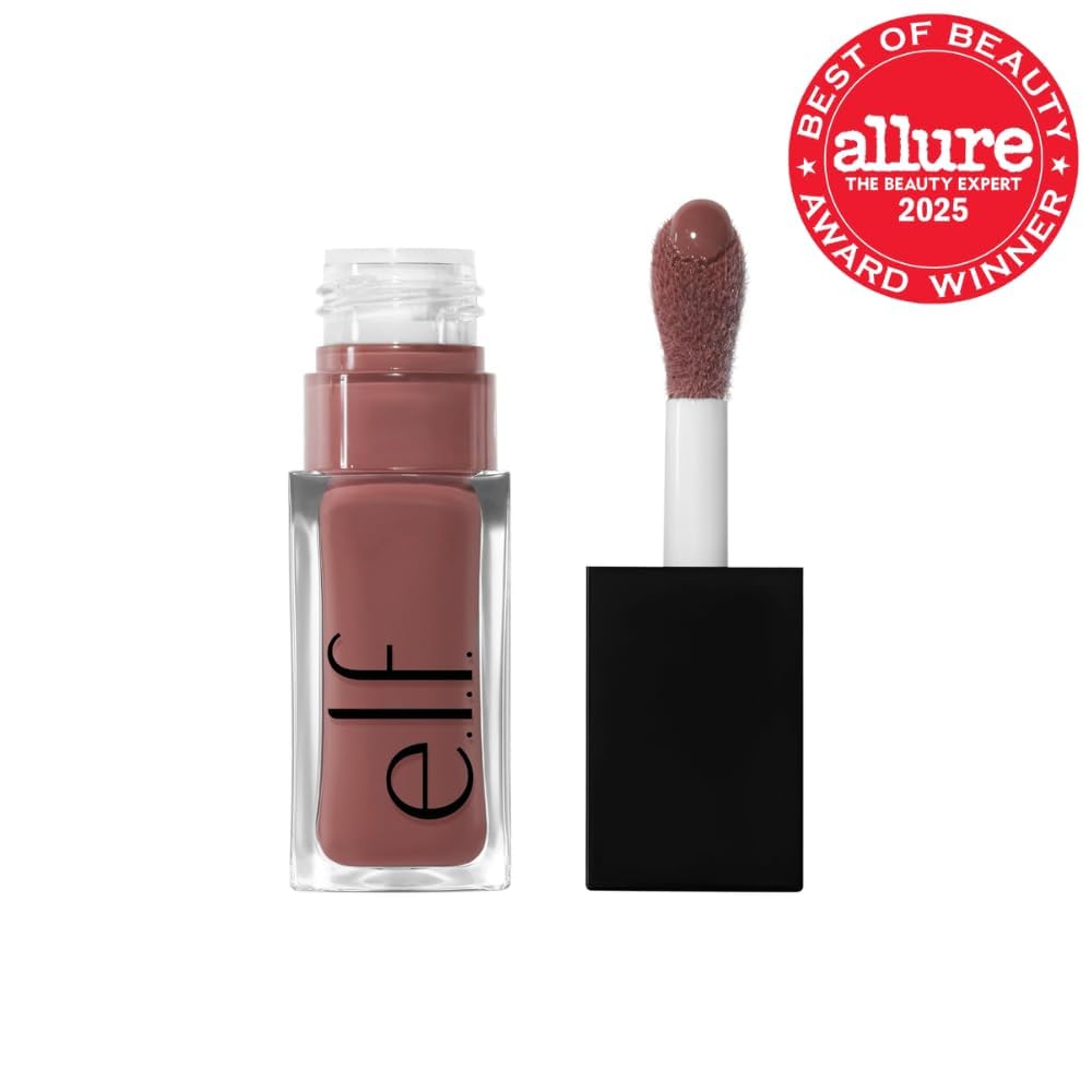 e.l.f. non-sticky lip oil with plush applicator