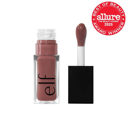 e.l.f. non-sticky lip oil with plush applicator