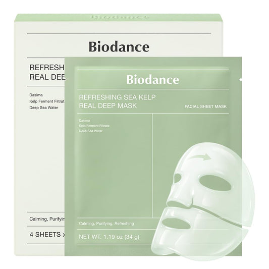 BIODANCE sea kelp calming face mask packaging
