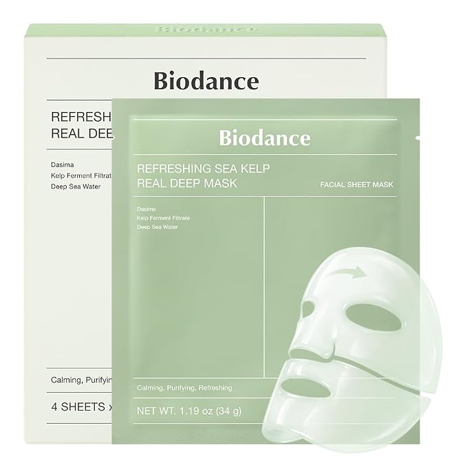 BIODANCE Refreshing Sea Kelp Real Deep Mask 4 count