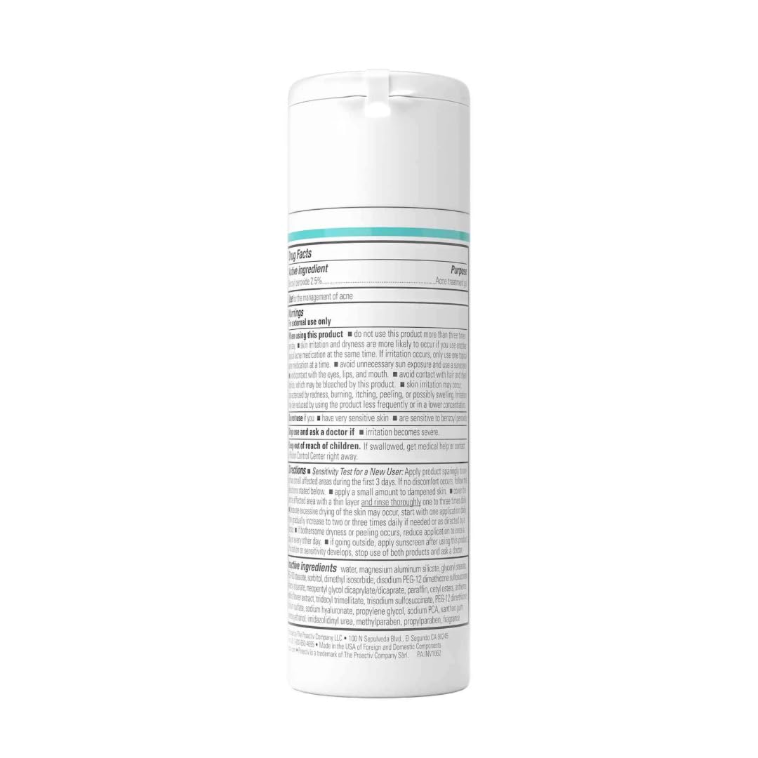 Benzoyl peroxide face wash for acne-prone skin
