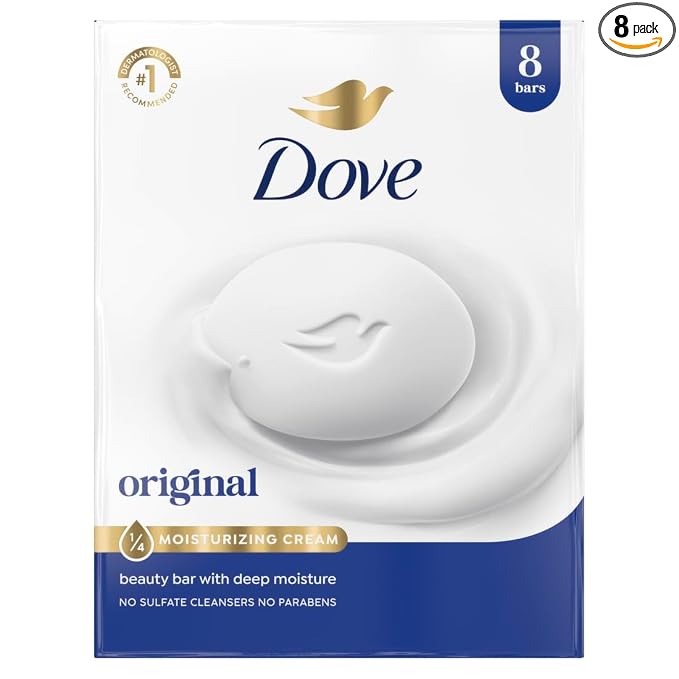 Dove Original Beauty Bar Soap 8 count pack