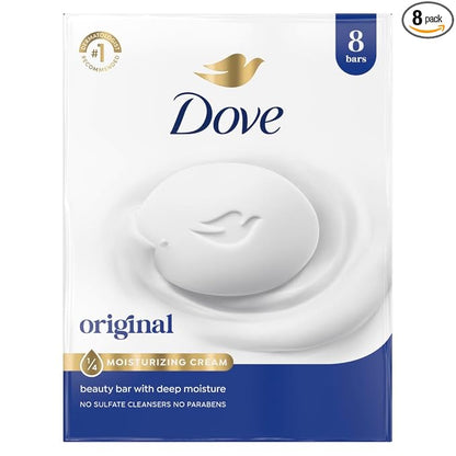 Dove Original Beauty Bar Soap 8 count pack