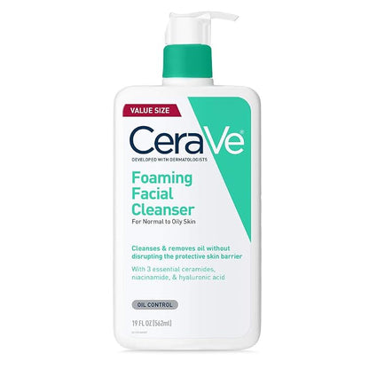 CeraVe Foaming Facial Cleanser 19oz bottle
