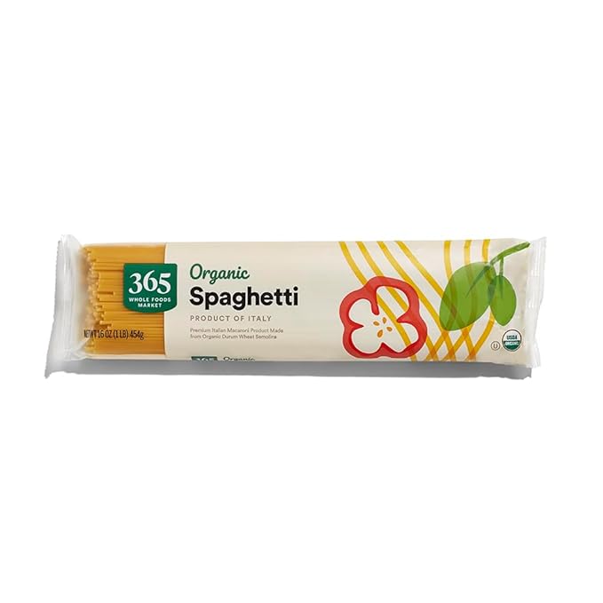 365 by Whole Foods Market organic spaghetti 16 ounce package