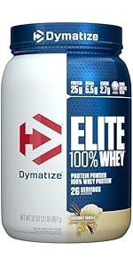 Dymatize ISO100 vanilla sports nutrition powder