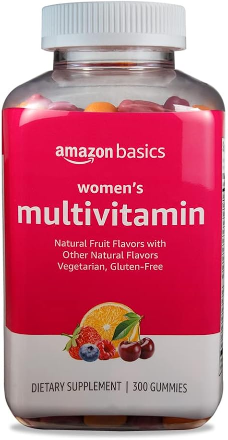 Amazon Basics women's multivitamin gummies bottle