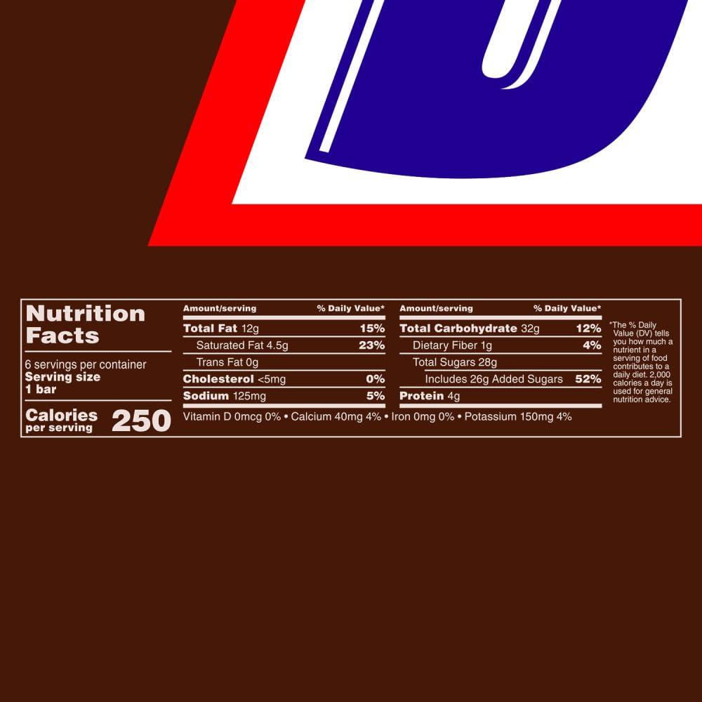 Six pack of full size Snickers candy bars