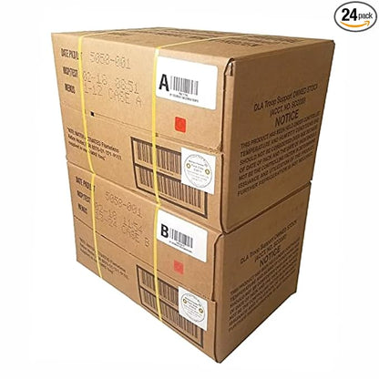 Generic MRE A and B emergency meal case bundle