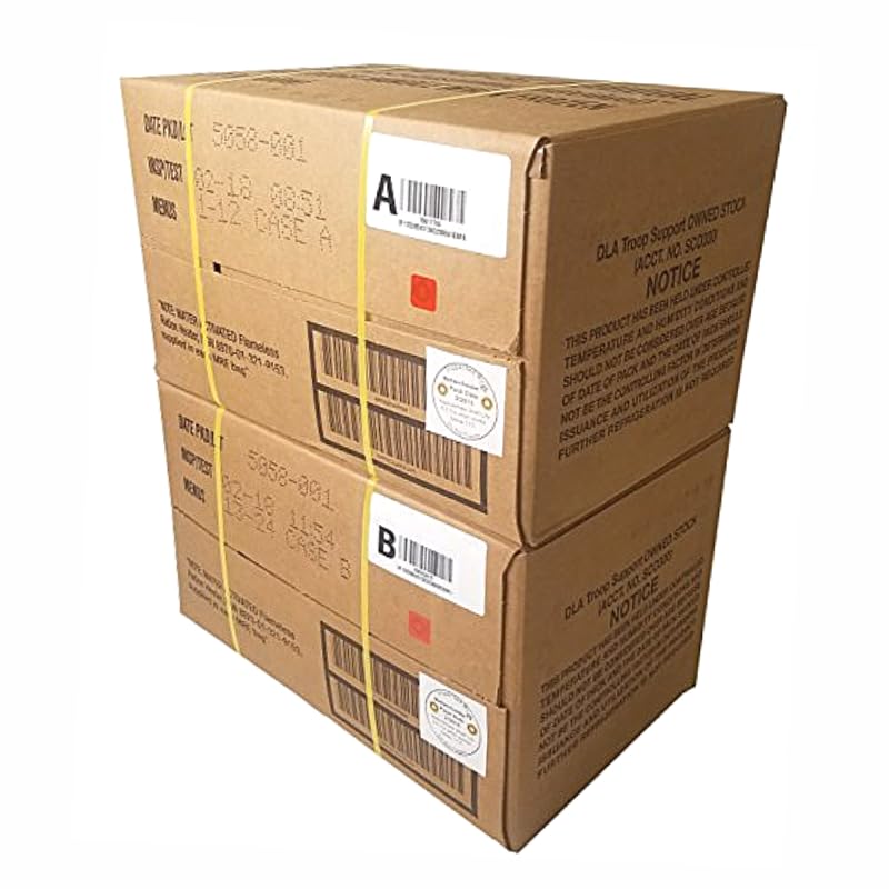 Generic 24-meal MRE emergency food supply