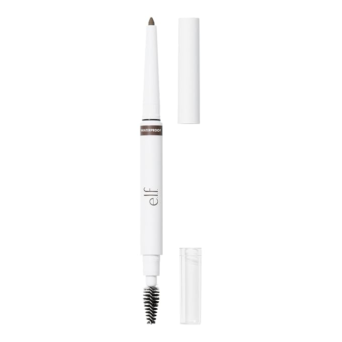 e.l.f. waterproof eyebrow pencil in Deep Brown