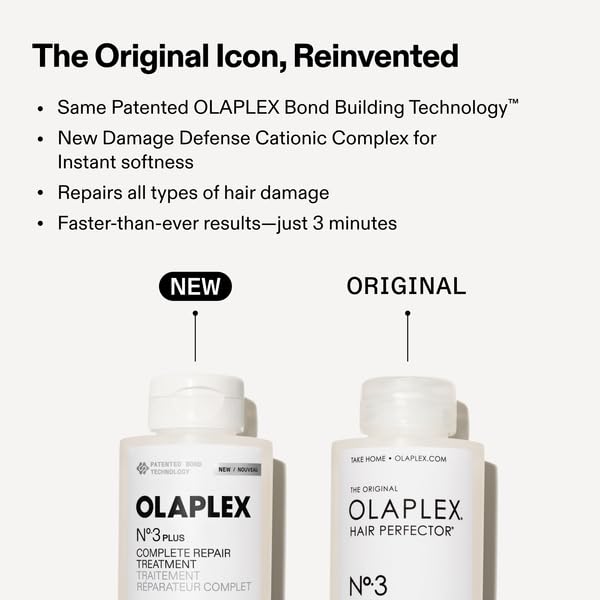 Olaplex 3-minute hair treatment for softer hair