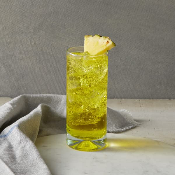 Tropical pineapple syrup for drinks and desserts