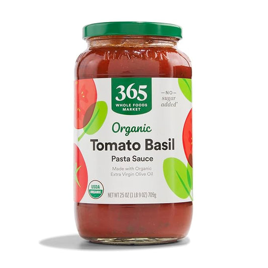 365 by Whole Foods Market organic tomato basil pasta sauce