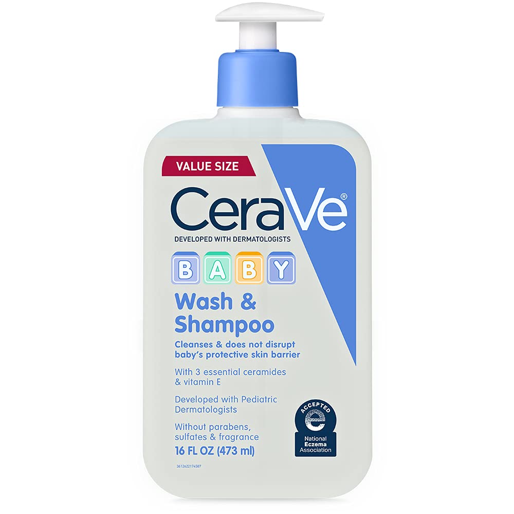 CeraVe Baby wash and shampoo with vitamin E