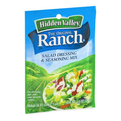 Hidden Valley Homestyle Ranch Seasoning and Salad Dressing Powder Mix, (20 Oz)