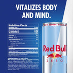 Red Bull Zero lightly carbonated energy drink