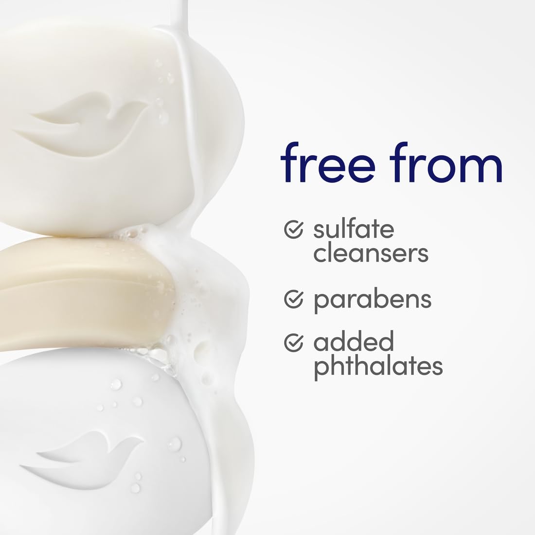 Dove Original Beauty Bar with 1/4 moisturizing cream