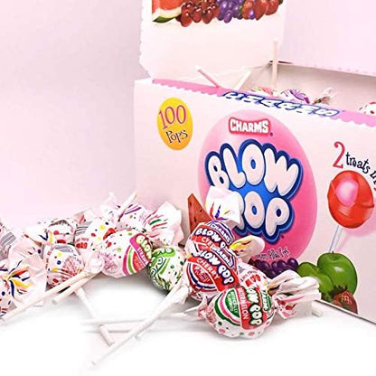 Charms Blow Pop fruit flavored candy with gum center