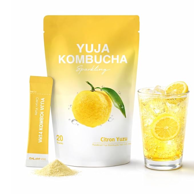 Kombucha Powder Packets Unisex Schisandra Berry Sparkling Drink Mix