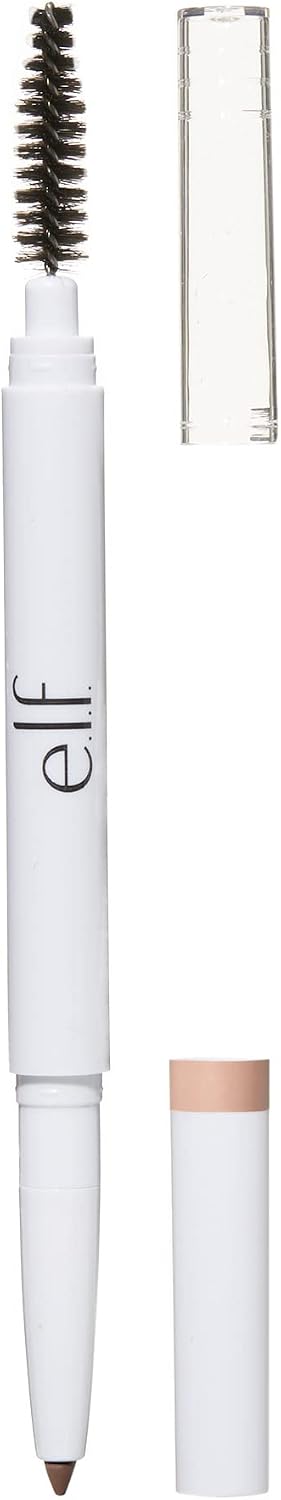 Dual-sided blonde eyebrow pencil with spoolie