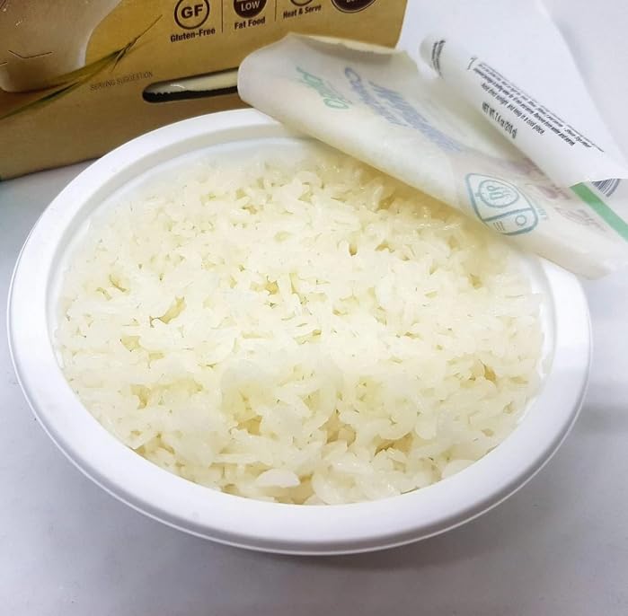 bibigo Cooked Sticky White Rice Bowls, Medium Grain, 7.4 oz, 12 ct