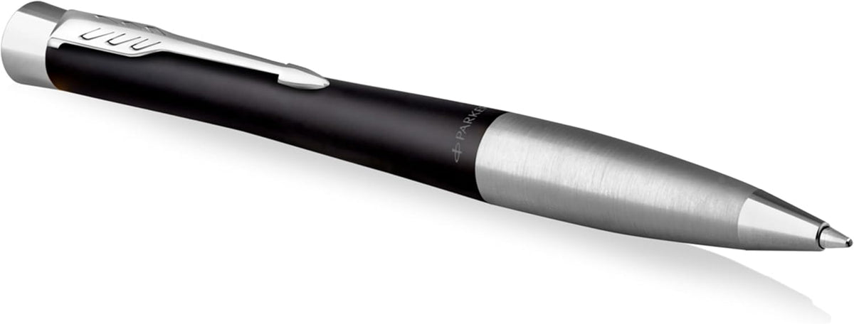 Parker ballpoint pen with chrome trim