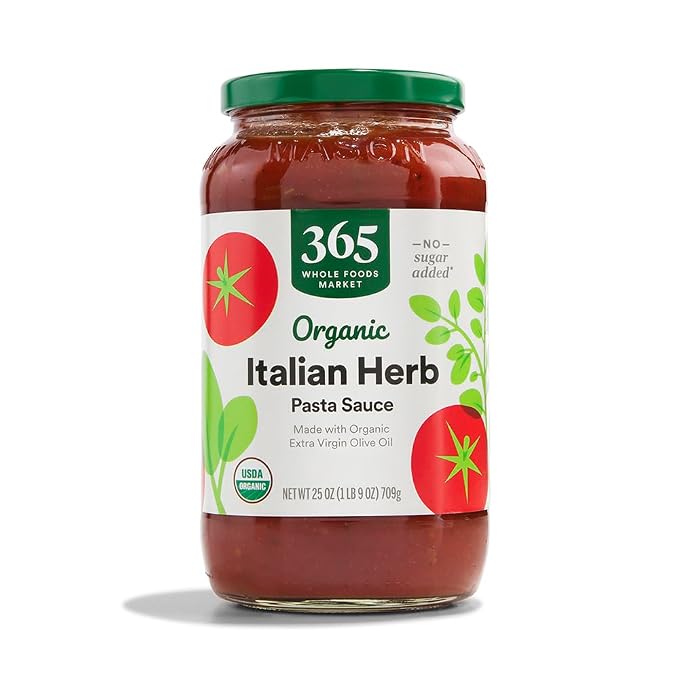 365 by Whole Foods Market organic Italian herb pasta sauce 25 ounce