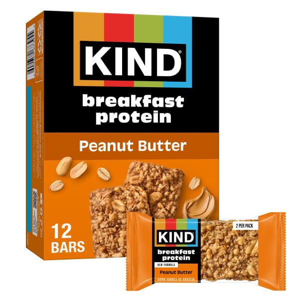 KIND gluten free peanut butter protein bars