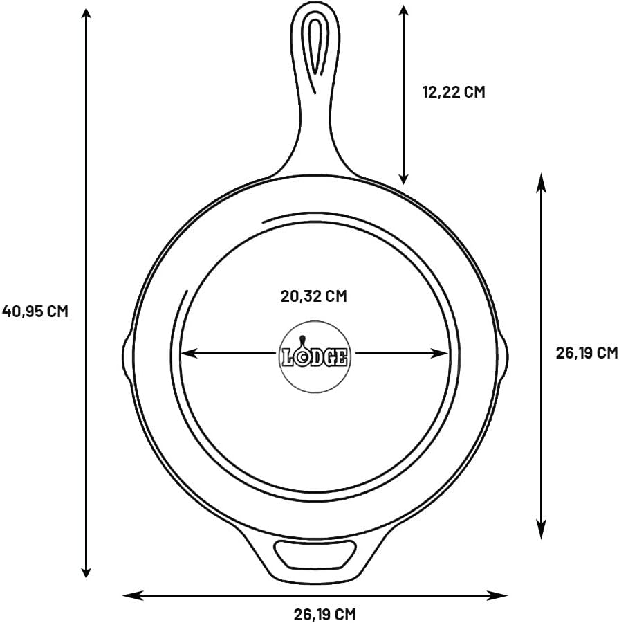 Pre-seasoned cast iron cookware for stovetop cooking