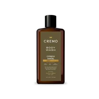 Cremo Cypress Santal body wash for men, 16 fl oz