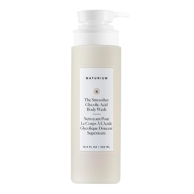 Naturium The Smoother glycolic acid body wash bottle