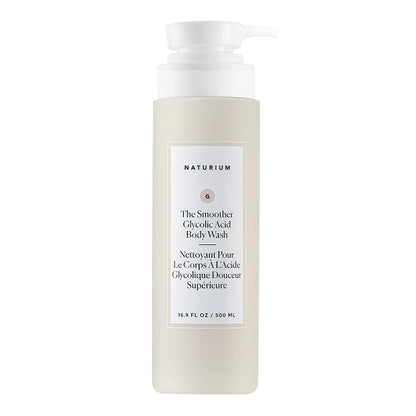 Naturium The Smoother glycolic acid body wash bottle