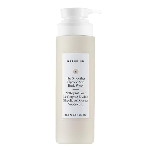 Naturium The Smoother glycolic acid body wash bottle