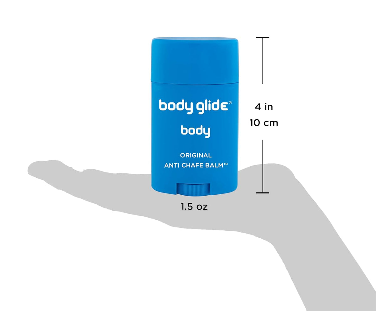 Body Glide balm for clothing and shoe friction