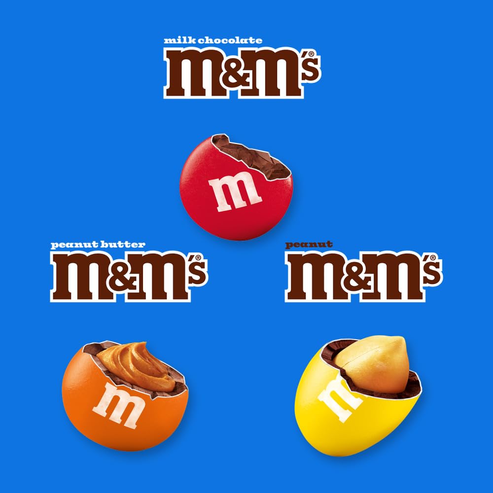Mars M&M'S assorted fun size chocolate candy bulk bag