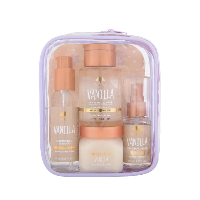 Tree Hut vanilla shower gift set 4-piece kit