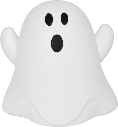 Soft Halloween ghost squeeze toy over 5 inches