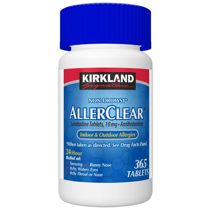 Kirkland Signature non-drowsy allergy relief tablets