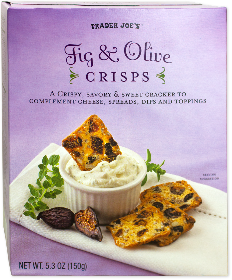 Trader Joe's Fig & Olive Crisps snack crackers