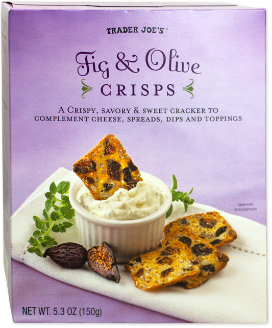 Trader Joe's Fig & Olive Crisps snack crackers