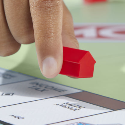 Monopoly family game with houses and hotels