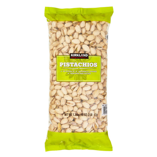 Kirkland Signature salted in-shell pistachios 3 lbs