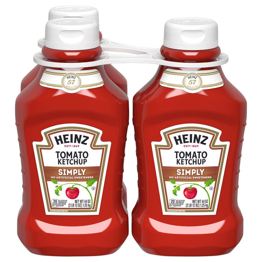 Heinz Simply Tomato Ketchup 44 oz 3-pack