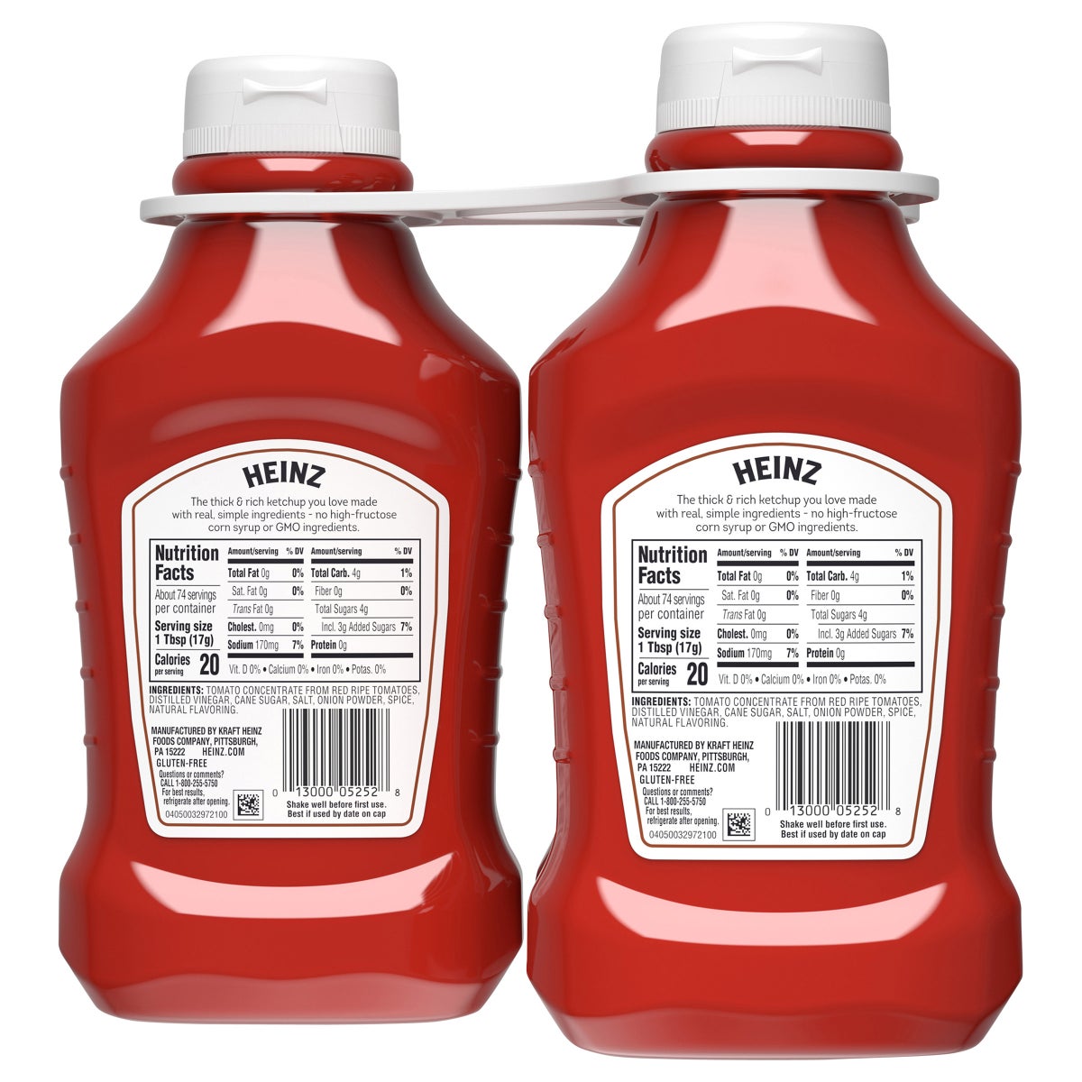 Heinz Simply Tomato Ketchup bottle pack